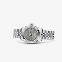 Rolex Lady-Datejust 26 Fluted White Oyster (179160-0036)