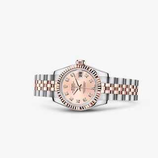 Rolex - 179171-0018  Lady-Datejust 26 Rolesor Everose Fluted Pink Jubilee