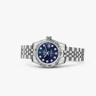 Rolex - 179174-0011  Lady-Datejust 26 Fluted Blue Diamonds Jubilee