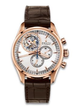 Zenith - 18.2050.4035/01.C631  El Primero Tourbillon Rose Gold / Silver