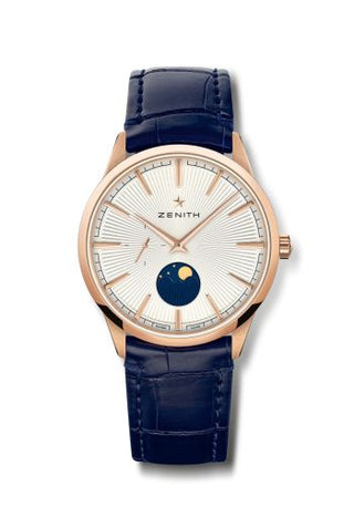 Zenith - 18.3100.692/01.C922  Elite Moon Phase 40 Rose Gold / Silver