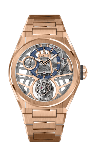 Zenith - 18.9000.8812/79.M9000  Defy Zero G Rose Gold / Skeleton / Bracelet