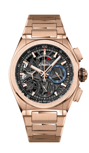 Zenith - 18.9000.9004/71.M9000  Defy El Primero 21 Rose Gold / Skeleton / Bracelet