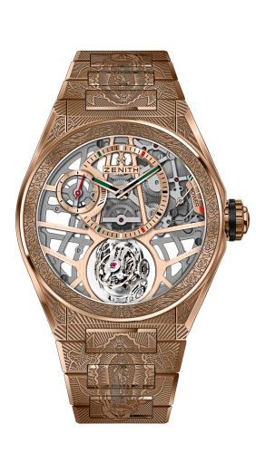 Zenith - 18.9002.8812/76.M9002  Defy Zero G Rose Gold / Virgen de Guadelupe Edition