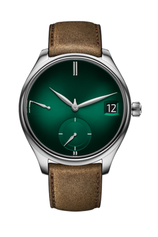 H. Moser & Cie - 1800-0202  Endeavour Perpetual Calendar White Gold / Cosmic Green Purity