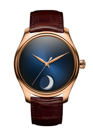 H. Moser & Cie - 1801-0400  Endeavour Perpetual Moon Red Gold / Midnight Blue Concept