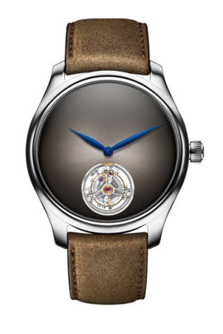 H. Moser & Cie - 1804-1200  Endeavour Tourbillon Stainless Steel / Fumé Concept