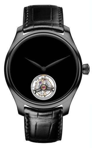 H. Moser & Cie - 1804-1206  Endeavour Tourbillon DLC / Vantablack Concept Black Hands