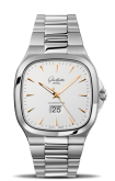 Glashütte Original - 2-39-47-11-12-14  Seventies Panorama Date Silver / Bracelet