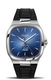 Glashütte Original - 2-39-47-13-12-06  Seventies Panorama Date Blue / Rubber / Folding