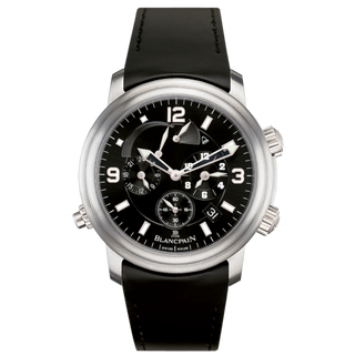 Blancpain - 2041-1230-64B  Léman Réveil GMT Titanium / Black / Rubber