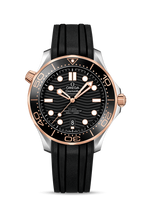 Omega Seamaster Diver 300M Master Co-Axial 42 Stainless Steel / Yellow Gold / Black / Bracelet (210.22.42.20.01.002)