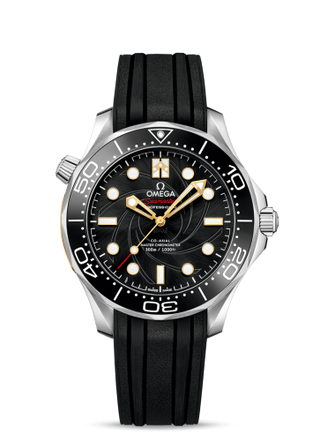 Omega - 210.22.42.20.01.003  Seamaster Diver 300M Master Co-Axial 42 James Bond Stainless Steel / Black / Rubber