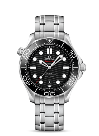 Omega - 210.30.42.20.01.001  Seamaster Diver 300M Master Co-Axial 42 Stainless Steel / Black / Bracelet