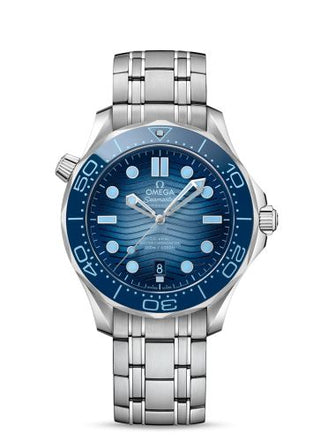 Omega - 210.30.42.20.03.003  Seamaster Diver 300M Master Co-Axial 42 Stainless Steel / Summer Blue / Bracelet