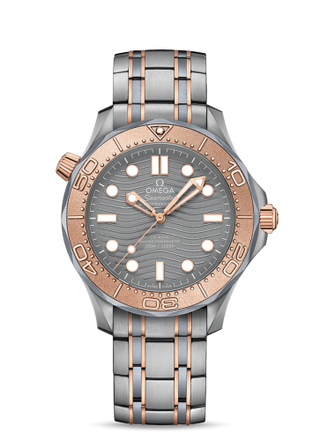 Omega - 210.60.42.20.99.001  Seamaster Diver 300M Master Co-Axial 42 Titanium / Tantalum / Sedna Gold / Grey / Bracelet