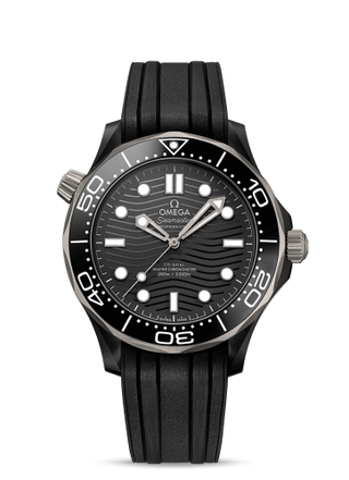 Omega - 210.92.44.20.01.001  Seamaster Diver 300M Master Co-Axial 43.5 Ceramic / Titanium / Black / Rubber