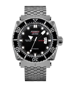 Formex - 2100.1.7020.100  Diver Automatic Black / Bracelet