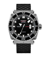 Formex Diver Quartz GMT Black - Red / Rubber (2100.1.7020.110)