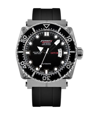 Formex - 2100.1.7020.910  Diver Automatic Black / Rubber