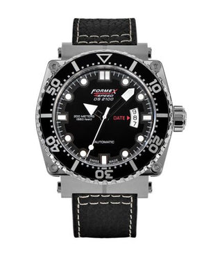 Formex - 2100.1.7020.213  Diver Automatic Black / Calf