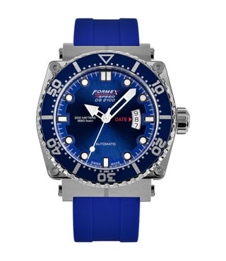 Formex - 2100.1.7030.940  Diver Automatic Blue / Rubber