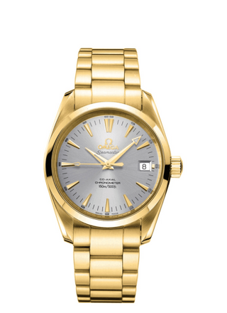 Omega - 2102.30.00  Seamaster Aqua Terra 150M Co-Axial 42.2 Yellow Gold / Silver / Bracelet