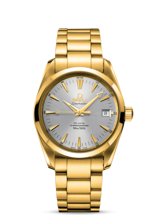 Omega - 2103.30.00  Seamaster Aqua Terra 150M Co-Axial 39.2 Yellow Gold / Silver / Bracelet