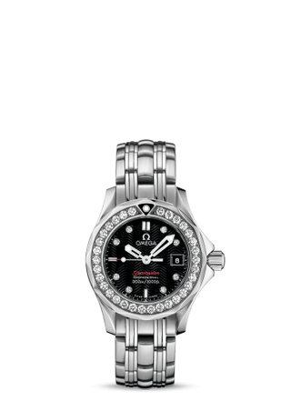 Omega - 212.15.28.61.51.001  Seamaster Diver 300M Quartz 28 Stainless Steel / Diamond / Black / Bracelet