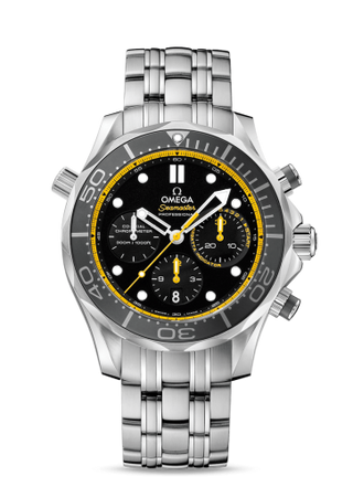 Omega - 212.30.44.50.01.002  Seamaster Diver 300M Co-Axial 44 Regatta Chronograph Stainless Steel / Black / Bracelet