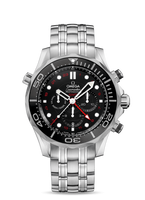 Omega Seamaster Diver 300M Co-Axial 44 GMT Chronograph Stainless Steel / Blue / Bracelet (212.30.44.52.01.001)