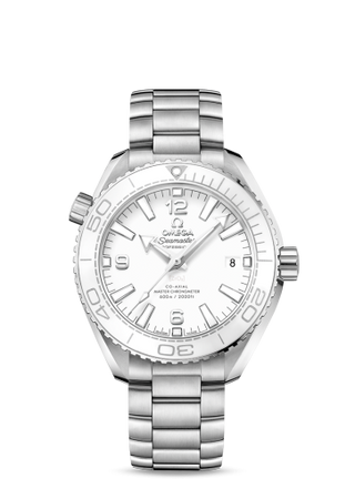 Omega - 215.30.40.20.04.001  Seamaster Planet Ocean 600M Co-Axial 39.5 Master Chronometer Stainless Steel / White / Bracelet