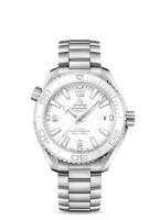 Omega Seamaster Planet Ocean 600M Co-Axial 39.5 Master Chronometer Stainless Steel / White / Alligator (215.30.40.20.04.001)