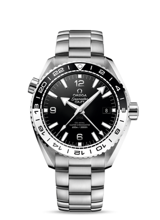 Omega - 215.30.44.22.01.001  Seamaster Planet Ocean 600M Co-Axial 43.5 Master Chronometer GMT Stainless Steel / Black White / Bracelet