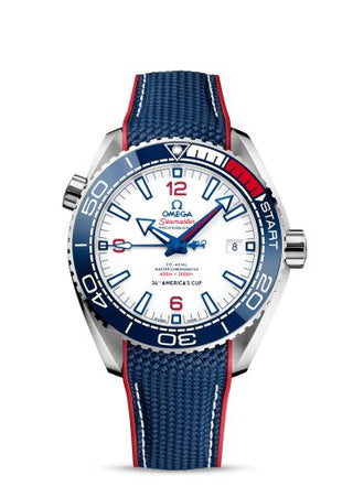 Omega - 215.32.43.21.04.001  Seamaster Planet Ocean 600M Co-Axial 43.5 Master Chronometer Stainless Steel / White / America's Cup