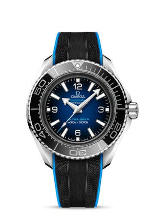 Omega - 215.32.46.21.03.001  Seamaster Planet Ocean Ultra Deep O-Megasteel / Blue / Rubber