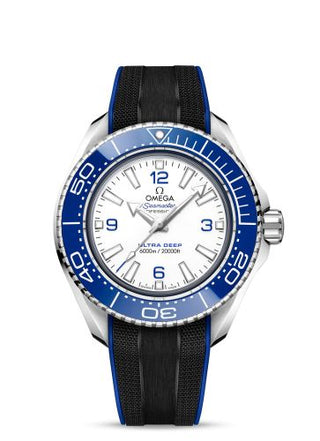 Omega - 215.32.46.21.04.001  Seamaster Planet Ocean Ultra Deep O-Megasteel / White  / Rubber