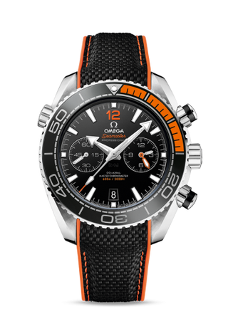 Omega - 215.32.46.51.01.001  Seamaster Planet Ocean 600M Co-Axial 45.5 Master Chronometer Chronograph Stainless Steel / Orange / Rubber