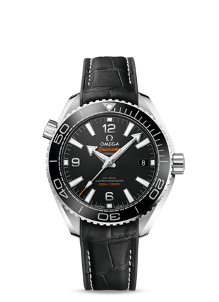 Omega - 215.33.40.20.01.001  Seamaster Planet Ocean 600M Co-Axial 39.5 Master Chronometer Stainless Steel / Black / Strap