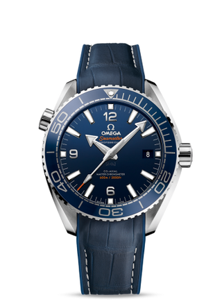 Omega - 215.33.44.21.03.001  Seamaster Planet Ocean 600M Co-Axial 43.5 Master Chronometer Stainless Steel / Blue / Alligator