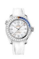 Omega Seamaster Planet Ocean 600M Co-Axial 43.5 Master Chronometer White Gold / Diamond / Blue MOP (215.58.40.20.05.001)