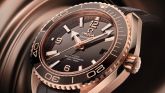 Omega - 215.63.40.20.13.001  Seamaster Planet Ocean 600M Co-Axial 39.5 Master Chronometer Sedna Gold / Chocolate / Alligator