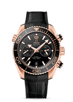 Omega Seamaster Planet Ocean 600M Co-Axial 43.5 Master Chronometer Stainless Steel / Black / Alligator (215.63.46.51.01.001)