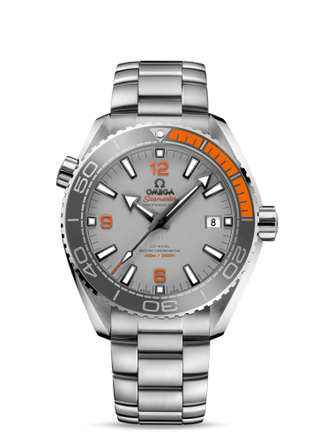 Omega - 215.90.44.21.99.001  Seamaster Planet Ocean 600M Co-Axial 43.5 Master Chronometer Titanium / Grey / Bracelet