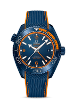 Omega Seamaster Planet Ocean 600M Co-Axial 43.5 Master Chronometer Stainless Steel / Blue / Rubber / PyeongChang 2018 (215.92.46.22.03.001)