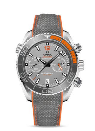 Omega - 215.92.46.51.99.001  Seamaster Planet Ocean 600M Co-Axial 45.5 Master Chronometer Chronograph Titanium / Grey / Strap