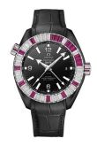 Omega - 215.98.46.22.01.002  Seamaster Planet Ocean 600M Co-Axial 45.5 Master Chronometer GMT Deep Black Ruby