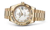 Rolex Day-Date II Platinum Diamond Romans (218238-0037)