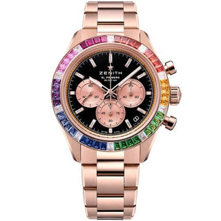 Zenith - 22.3103.3600/21.M3100  Chronomaster Sport Yoshida Rose Gold - Baguette / Rainbow