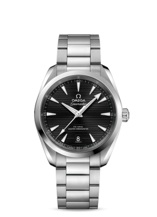 Omega - 220.10.38.20.01.001  Seamaster Aqua Terra 150M Master Chronometer 38 Stainless Steel / Black / Bracelet